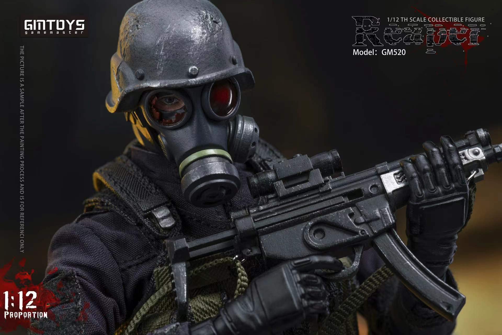 reaper gmtoys ハンク　1/12 フィギュア Gmtoys Resident Evil Reaper hunk 1/12 Action Figure Toys